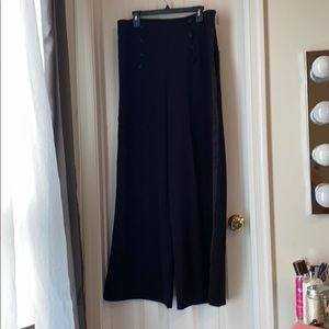 Wide leg dress pants